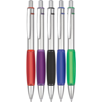 Click Action Metal Ballpoint Pen