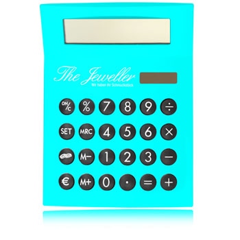 Desk Calculator With Euro Currency converter