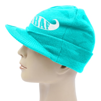 Knit Camouflage Visor Hat