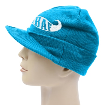 Knit Camouflage Visor Hat