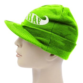 Knit Camouflage Visor Hat