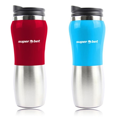 450ML Curve Steel Bottom Travel Mug 