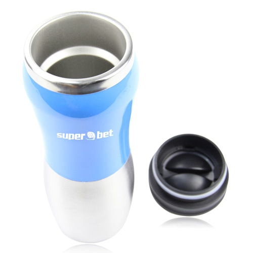 450ML Curve Steel Bottom Travel Mug 