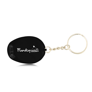 Safety Helmet Keychain With Flashlight