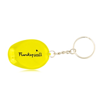 Safety Helmet Keychain With Flashlight