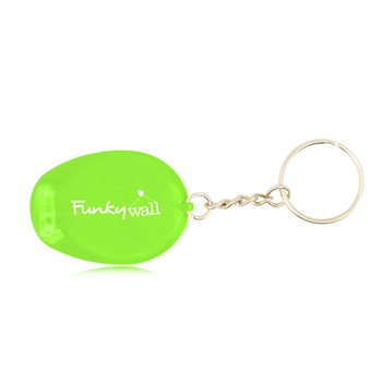 Safety Helmet Keychain With Flashlight