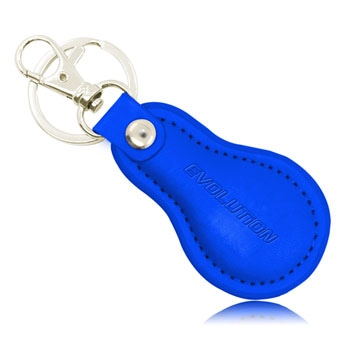 Cool Pear Shape Leather Key Chain