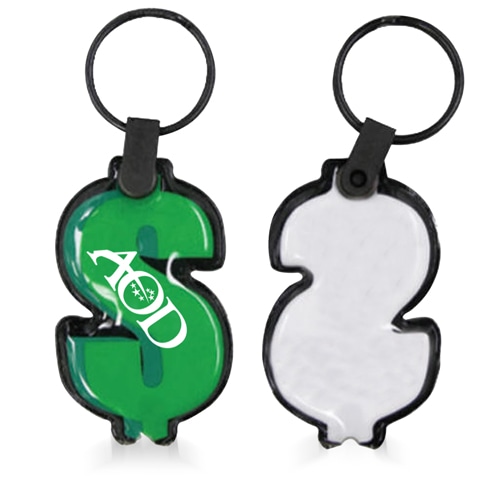 Customize Shape PVC Flashlight Keychain