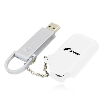 1GB Dashing Flash Drive With Leather Case