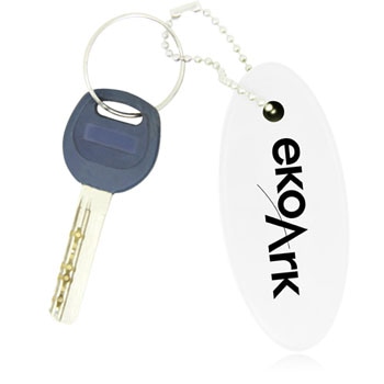 Floating Key Tag Keychain