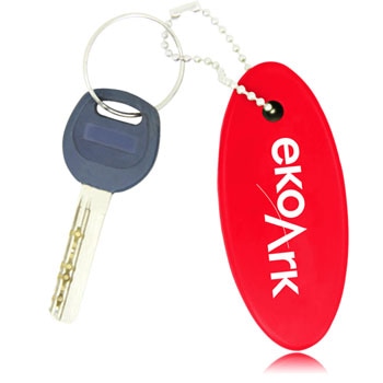 Floating Key Tag Keychain