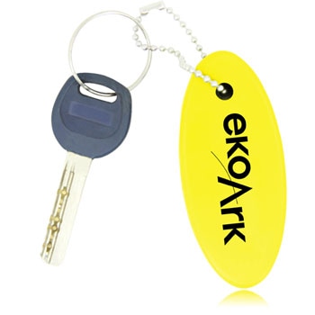 Floating Key Tag Keychain