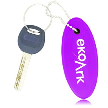 Floating Key Tag Keychain