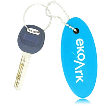 Floating Key Tag Keychain