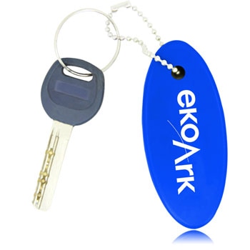 Floating Key Tag Keychain