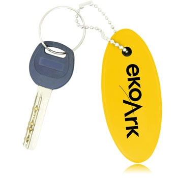 Floating Key Tag Keychain