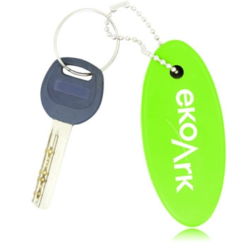 Floating Key Tag Keychain