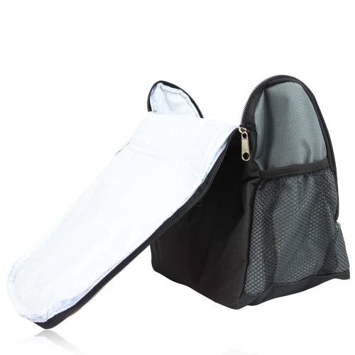 Reflective Lunch Bag with Side Pocket