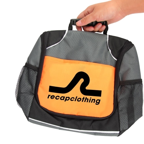 Reflective Lunch Bag with Side Pocket