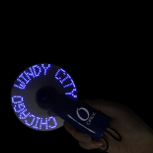 Led Hand Message Fan 