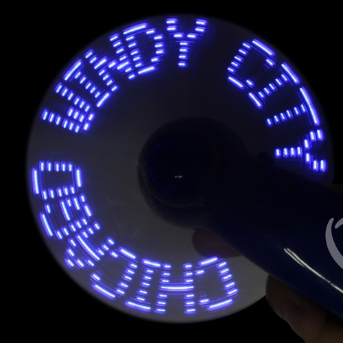 Led Hand Message Fan 