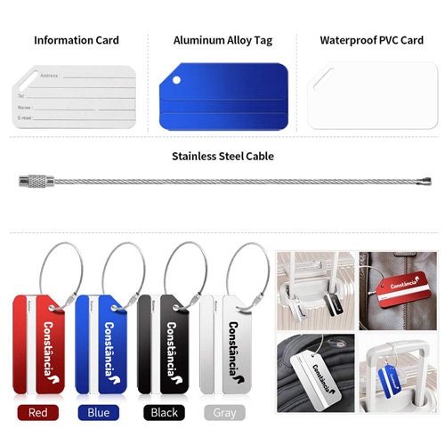 Ace Stainless Steel Luggage Tag 