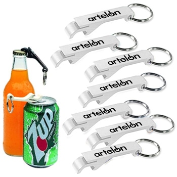 Aluminium Bottle And Can Opener Keyring