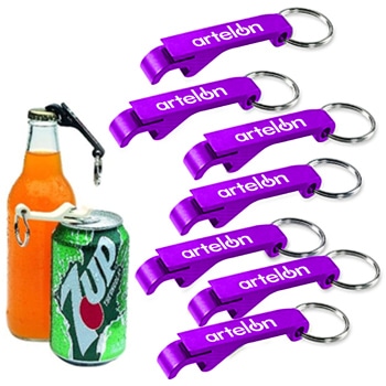 Aluminium Bottle And Can Opener Keyring