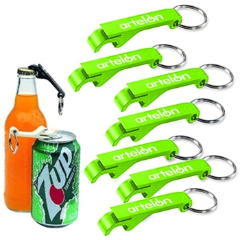 Aluminium Bottle And Can Opener Keyring