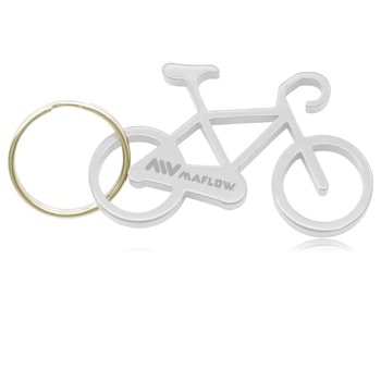 Bicycle Keyring With Bottle Opener