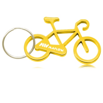 Bicycle Keyring With Bottle Opener