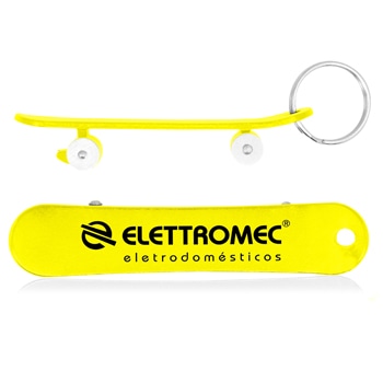 Skateboard Design Bottle Opener Keychain