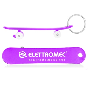 Skateboard Design Bottle Opener Keychain