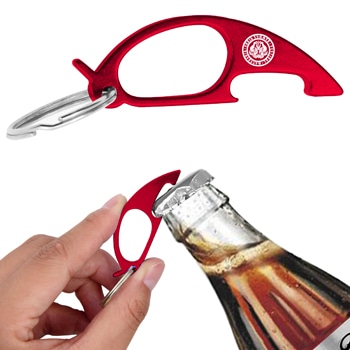 Rat Shape Bottle Opener Keychain