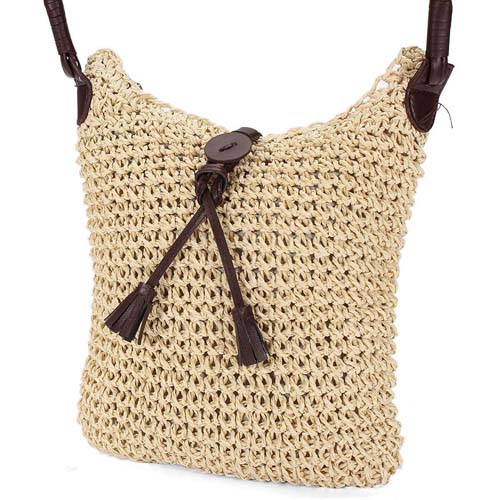 Women Weave Burlap Jute Pouches