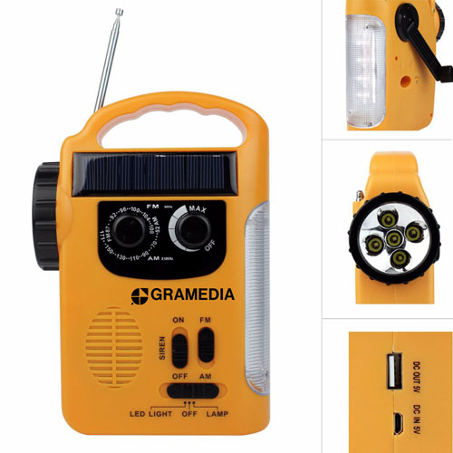 Solar LED Lantern With FM / AM Radio