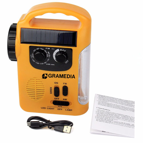 Solar LED Lantern With FM / AM Radio