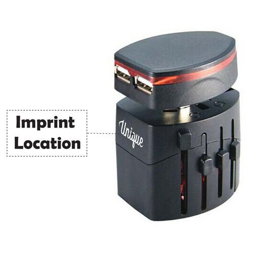 Travel Adapter Dual-USB Port Charger 