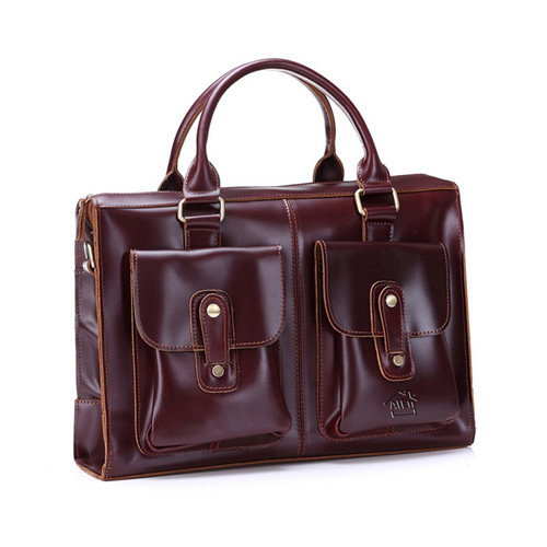 Portafolios Maleta Solid Leather Bag