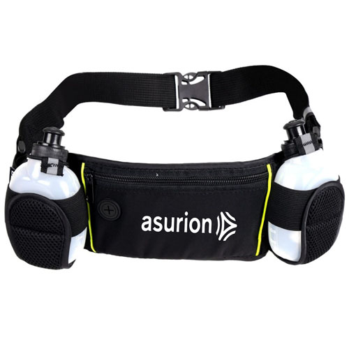 Dual Water Bottle Travel Waist Belt