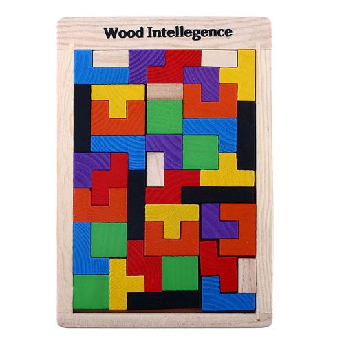 Tangram Wood Brain Teaser Puzzle