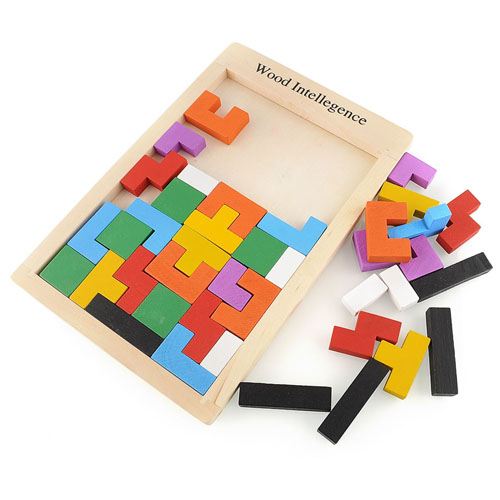 Tangram Wood Brain Teaser Puzzle