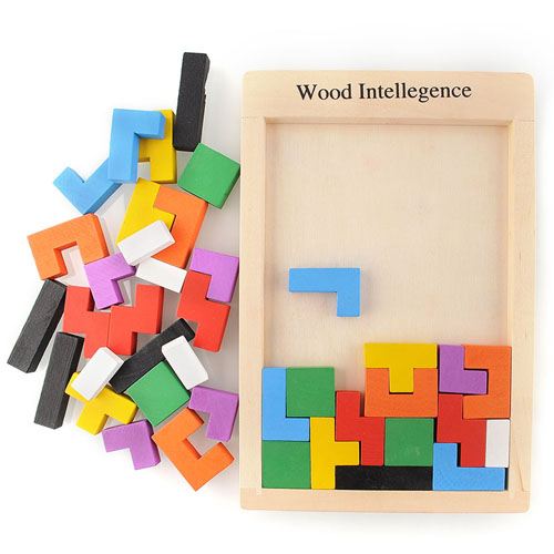 Tangram Wood Brain Teaser Puzzle