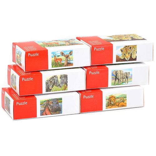 Cute Animals 24 Pieces Wooden Puzzle