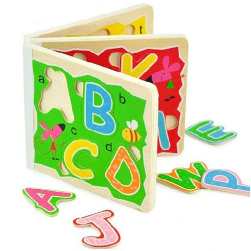 Wooden 3D Early Education Alphabet Puzzle