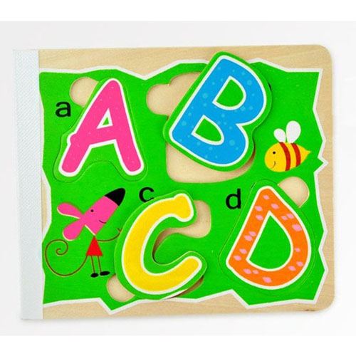 Wooden 3D Early Education Alphabet Puzzle