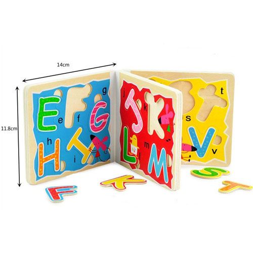 Wooden 3D Early Education Alphabet Puzzle