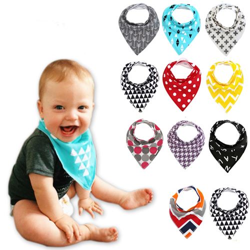 New Baby Bibs Burp Bandana