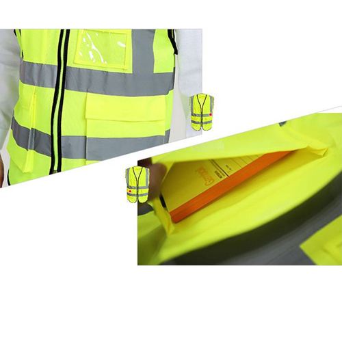 Building Construction High Visibility Safety Vest 