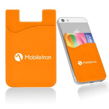 Promotional Smartphone Silicone Card Wallet